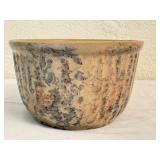 K - Vintage Spongeware Mixing Bowl