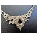 Vintage Rhinestone Jewelry Collection with Necklaces and Earrings