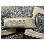 Weiss Vintage Aurora Borealis Rhinestone Brooch and Bracelet Set