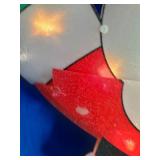 Northlight 22" x 30.25" Lighted Santa Outdoor Decoration.