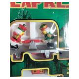 "North Pole Express" Christmas train set.