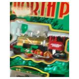 "North Pole Express" Christmas train set.