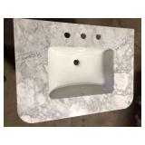 Bathroom Vanity Broken Granite Top Broken Customer Returns See Pictures