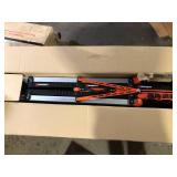 Crescent SITERUNNER 20 in. 3-Shelf Heavy Duty Folding Jobsite Cart with 300 lb. Capacity    Customer Returns See Pictures