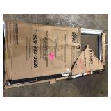 Andersen 3000 Series 36 in. x 80 in. White Left-Hand Full View Interchangeable Aluminum Storm Door   Customer Returns See Pictures