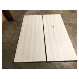 Lot of 32 in. x 80 in. Wooden Board    Customer Returns See Pictures