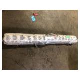 StyleWell Caspian 6 ft. x 9 ft. Cream Moroccan Area Rug Customer Returns See Pictures