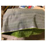 Unique Loom Solid Shag Grass Green 9 ft. x 12 ft. Area Rug  Customer Returns See Pictures