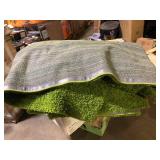 Unique Loom Solid Shag Grass Green 9 ft. x 12 ft. Area Rug  Customer Returns See Pictures