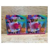 Craft-tastic DIY String Art   Craft Kit for Kids   Everything Included for 2 Arts & Crafts Projects   Features a Fun Flamingo & Pineapple Patterns (lot of 2)