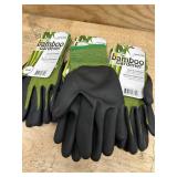 Bellingham Bamboo Gardener Unisex Palm-dipped Gardening Gloves Green S (lot of 4)