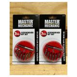 #100529 MM 7PC Screw Bit Set (lot of 2)