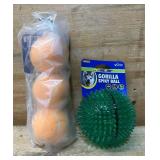 PetSport Squeaker, Gorilla Spiky Ball
