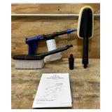 Aquajoe 2 in 1 High-Powered Adjustable Foam Cannon Spray Gun with Attachments