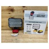 Red High Power Work Light 3800LM W8107