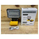 Yellow High Power Work Light 1700LM W8105