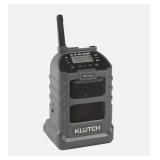 Klutch Dual-Power Wireless Jobsite Radio, KLiQ 20V, 120V AC, Bare Tool
