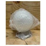 6 in. Polished Brushed Nickel LED Globe Flushmount