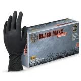 DASH Black Maxx Nitrile Exam Gloves Disposable | Advanced Nitrile Formulation, Medical Grade Size Medium and Size Small (lot of 2)