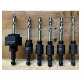 Milwaukee, Husky, Hole Saw Bit, Wrench, Bits lot of 12