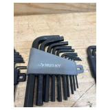 Different sets of hex key sets (lot of 8)
