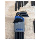 Different sets of hex key sets (lot of 8)