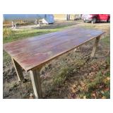 92" x 36" Shop Table on Castors