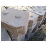 Pallet of Beveled Retaining Wall Blocks