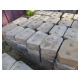 Pallet of Beveled Retaining Wall Blocks
