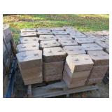 Pallet of Beveled Retaining Wall Blocks