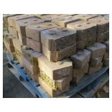 Pallet of Beveled Retaining Wall Blocks