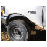 1997 Ford F350 with Hiniker Snow Plow