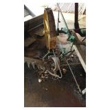 John Deere Sickle Mower Z543H, Wheels are 31 in. Diam., 5 ft. Blade