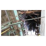 John Deere Side Delivery Rake. Wheels 54 in. Diam., 11 Ft. Long