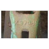 John Deere Side Delivery Rake. Wheels 54 in. Diam., 11 Ft. Long