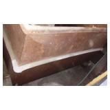 Metal Cart On Wheels.