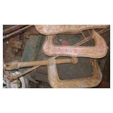 Vintage R.S. & W. Co Southington, Conn C Clamps (4).