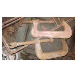 Vintage R.S. & W. Co Southington, Conn C Clamps (4).