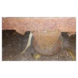 Metal Flat Cart On Wheels.