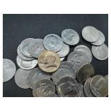 36 Mixed Date and Mint Kennedy Half Dollars: 1971-1974, 1976, 1980-81,  1983-84, 1990, 1995