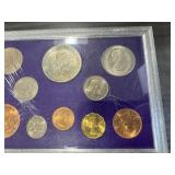 Retired British Coin Set in Holder: 10 coins
