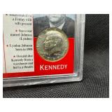 Lincoln and Kennedy Set (1967 Kennedy Half Dollar is 40% Silver)