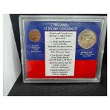 Lincoln and Kennedy Set (1967 Kennedy Half Dollar is 40% Silver)