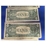 1970 Bermuda $1.00 Bill; 1988A $1.00 Dollar Bill; and Four 1963B $1.00 Bills--6 total notes