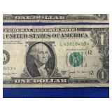 Three 1963B $1.00 Star Notes