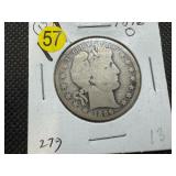 Semi Key Date 1896-O Silver Barber Half Dollar (Greybook Wholesale price for a G4 is $75)