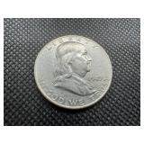 1949 AU Silver Franklin Dollar