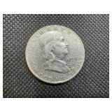 1950 Silver Franklin Dollar