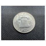 1950-D AU Silver Franklin Dollar