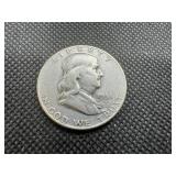 1951-S Silver Franklin Dollar